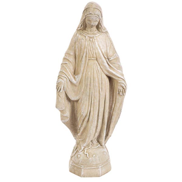 26in Small Virgin Mary | Solid Rock Stone Works