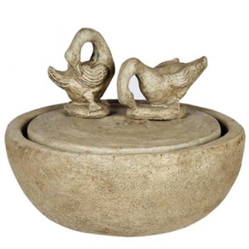 Baby Geese Bowl Fountain
