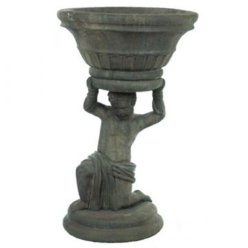 Boy Pedestal Right Knee Up with Bowl