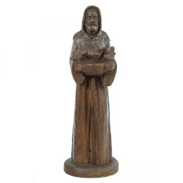 Carved St.Francis with Birds