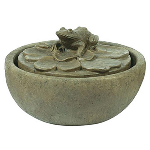 Frog Bowl Fountain | Solid Rock Stone Works