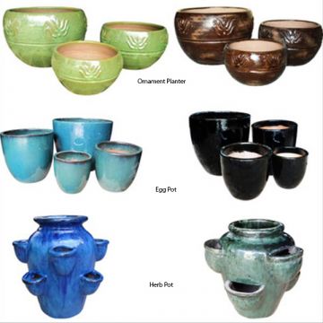 Glazed Pottery Pallet TTP04