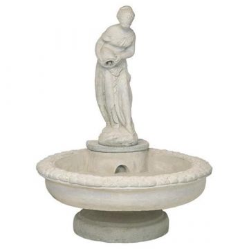 Large Round with Jug Lady Fountain