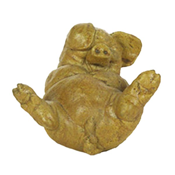 Pig Laughing on Back | Solid Rock Stone Works