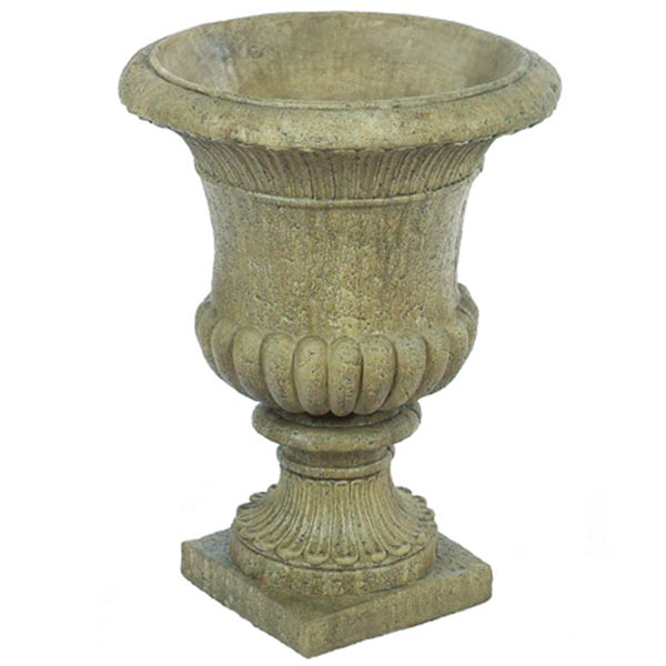 Notched Rim Urn | Solid Rock Stone Works