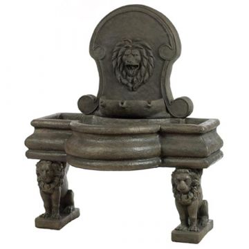 Rectangle Dome Lion Top Fountain